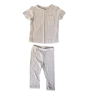 Kyte Bamboo Taupe 2pc Pajama Set Size 12-18mo